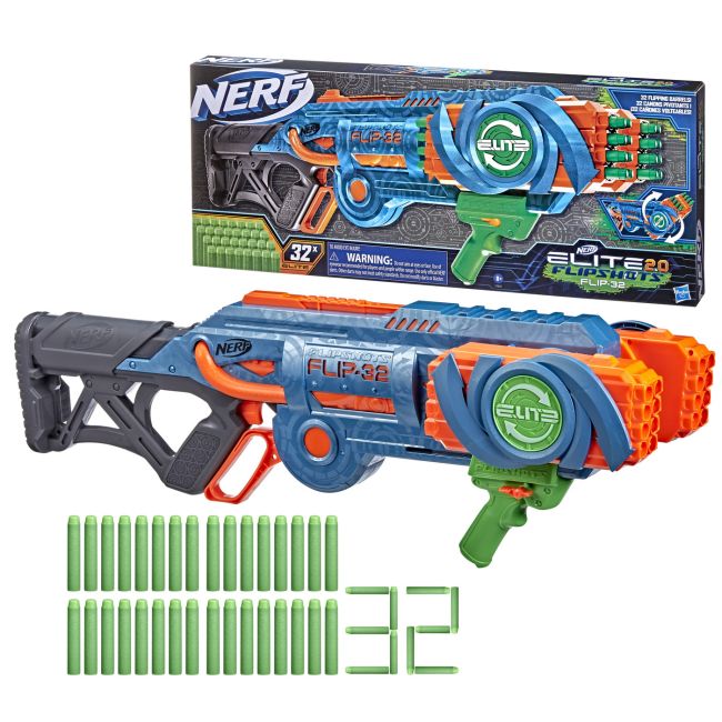 NERF BLASTER ELITE FLIP 32 CARTUSE VIVF2553