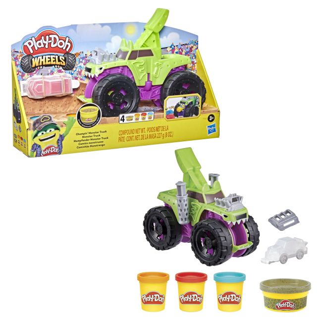 PLAY DOH SET MONSTER TRUCK CHOMPIN MONSTER TRUCK VIVF1322