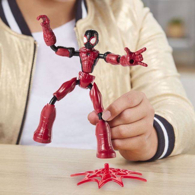 SPIDERMAN FIGURINA FLEXIBILA CU MOTOCICLETA VIVF0236
