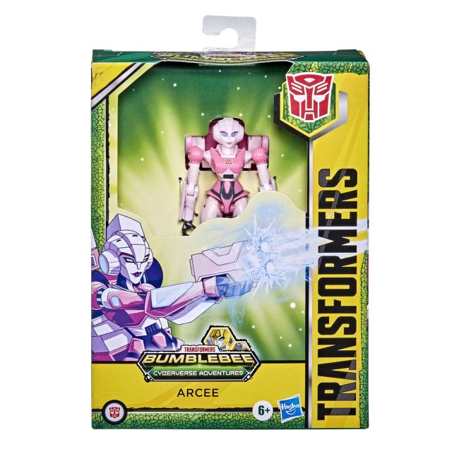 TRANSFORMERS ROBOT VEHICUL CYBERVERSE DELUXE ARCEE VIVE7053_E7104