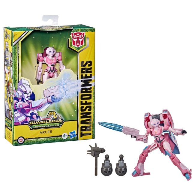 TRANSFORMERS ROBOT VEHICUL CYBERVERSE DELUXE ARCEE VIVE7053_E7104
