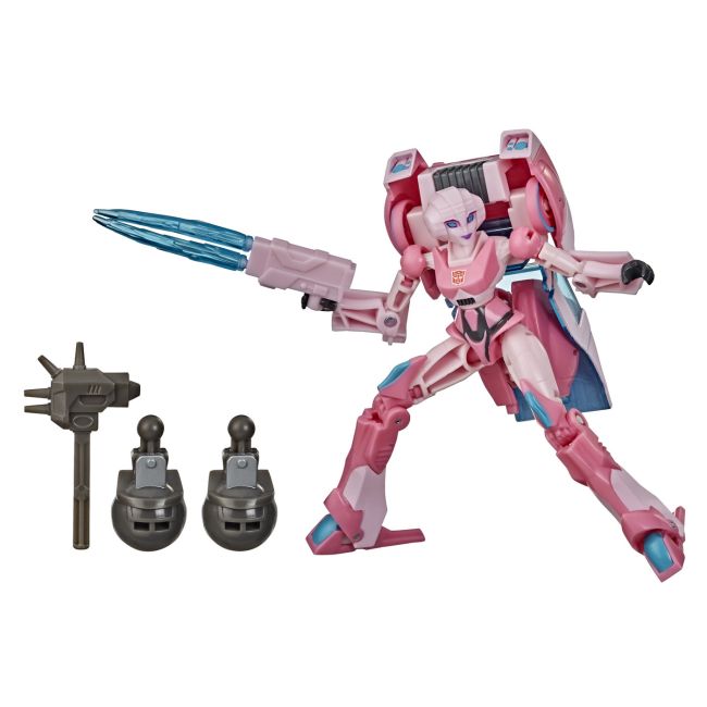 TRANSFORMERS ROBOT VEHICUL CYBERVERSE DELUXE ARCEE VIVE7053_E7104