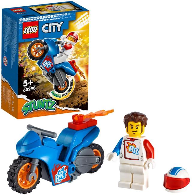 LEGO CITY MOTOCICLETA DE CASCADORIE-RACHETA 60298 VIVLEGO60298