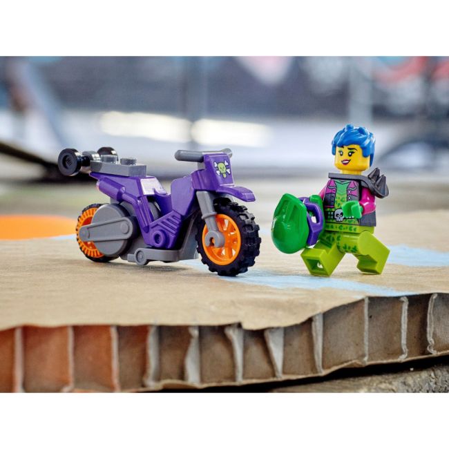 LEGO CITY MOTOCICLETA DE CASCADORIE WEELIE 60296 VIVLEGO60296