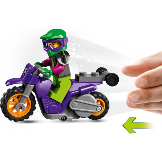 LEGO CITY MOTOCICLETA DE CASCADORIE WEELIE 60296 VIVLEGO60296