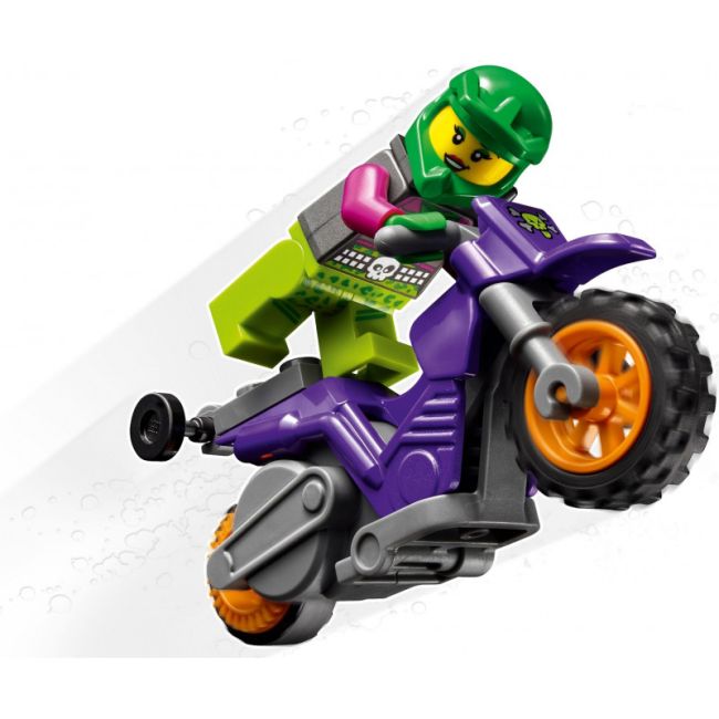 LEGO CITY MOTOCICLETA DE CASCADORIE WEELIE 60296 VIVLEGO60296