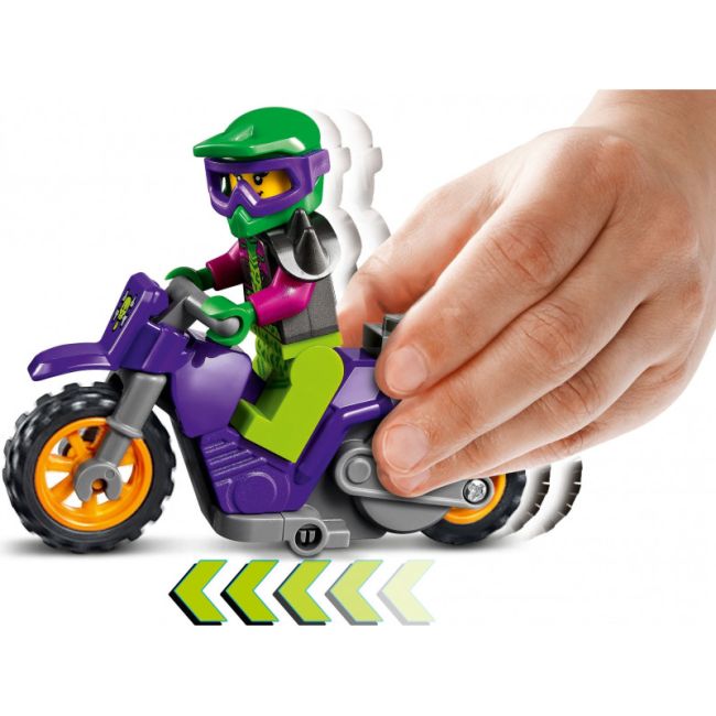 LEGO CITY MOTOCICLETA DE CASCADORIE WEELIE 60296 VIVLEGO60296
