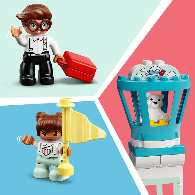 LEGO DUPLO AVION SI AEROPORT VIVLEGO10961