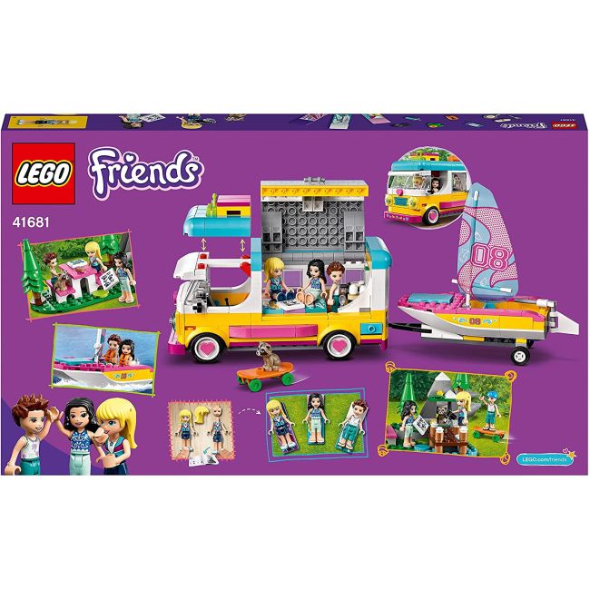 LEGO FRIENDS FURGONETA DE CAMPING SI BARCA CU PANZE 41681 VIVLEGO41681