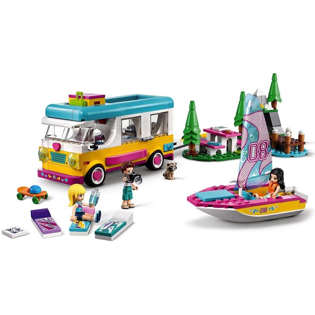 LEGO FRIENDS FURGONETA DE CAMPING SI BARCA CU PANZE 41681 VIVLEGO41681