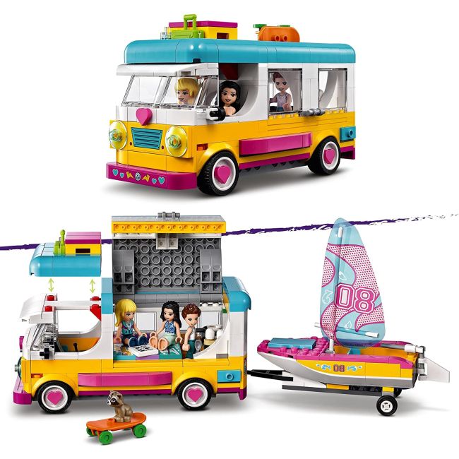 LEGO FRIENDS FURGONETA DE CAMPING SI BARCA CU PANZE 41681 VIVLEGO41681
