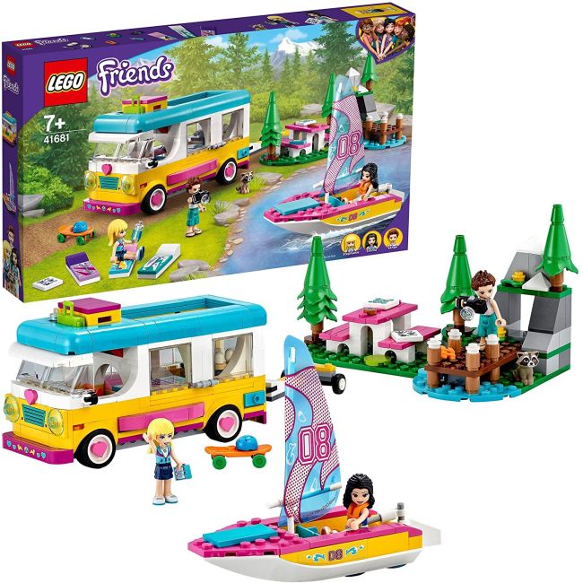 LEGO FRIENDS FURGONETA DE CAMPING SI BARCA CU PANZE 41681 VIVLEGO41681