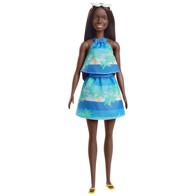 BARBIE TRAVEL PAPUSA BARBIE ANIVERSARE 50 DE ANI MALIBU BRUNETA VIVMTGRB35_GRB37
