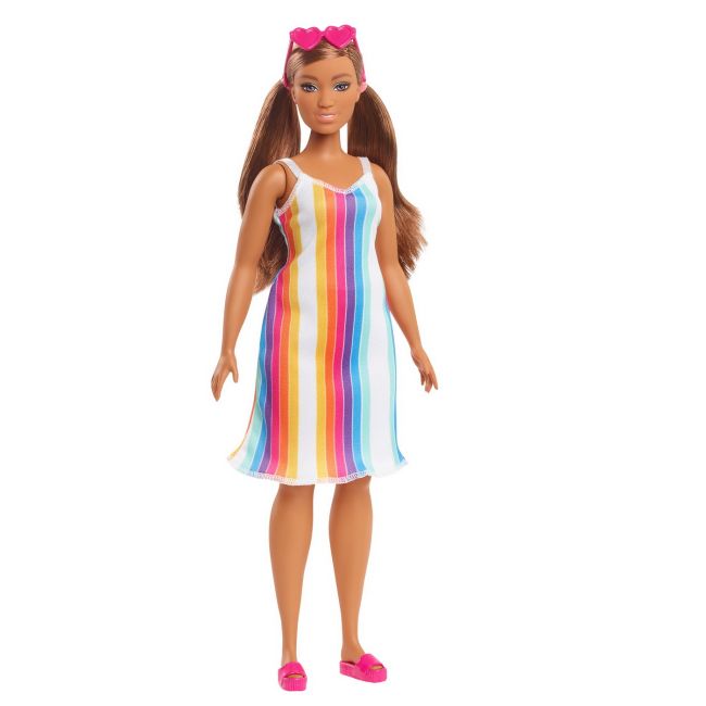BARBIE TRAVEL PAPUSA BARBIE ANIVERSARE 50 DE ANI MALIBU SATENA VIVMTGRB35_GRB38