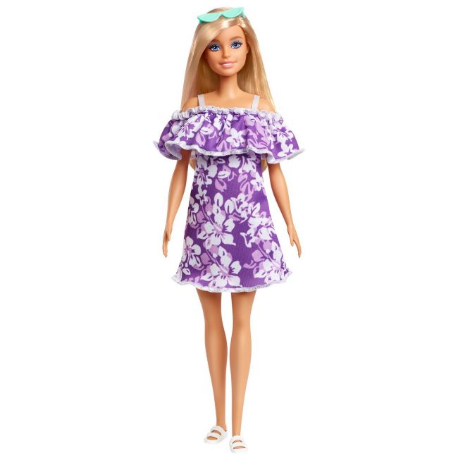 BARBIE TRAVEL PAPUSABARBIE ANIVERSARE 50 DE ANI MALIBU BLONDA VIVMTGRB35_GRB36