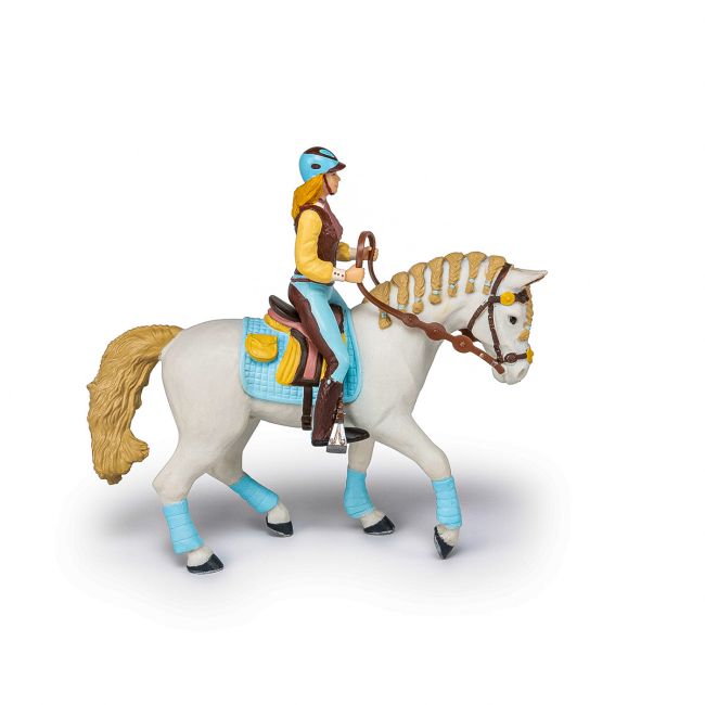 PAPO FIGURINA CAL DE ECHITATIE BLEU VIVPapo51545