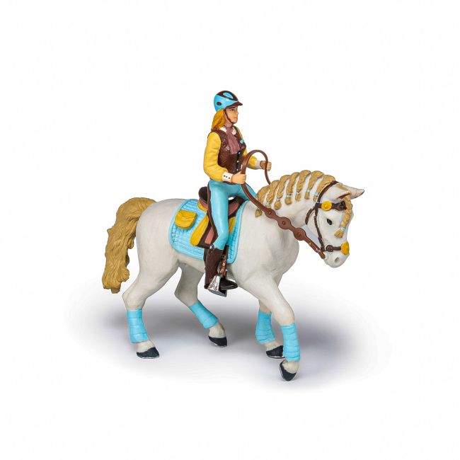 PAPO FIGURINA CAL DE ECHITATIE BLEU VIVPapo51545