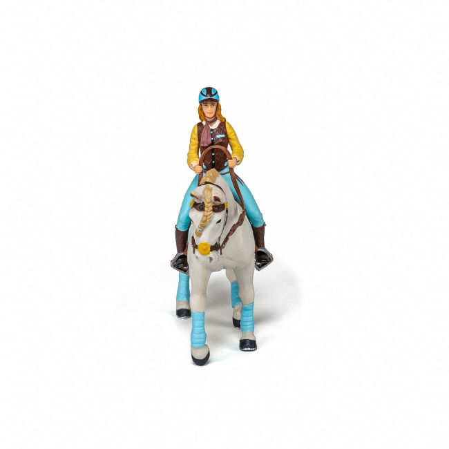 PAPO FIGURINA CAL DE ECHITATIE BLEU VIVPapo51545