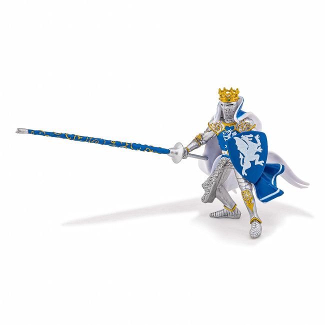 PAPO FIGURINA REGE CU BLAZON DRAGON albastru VIVPapo39387