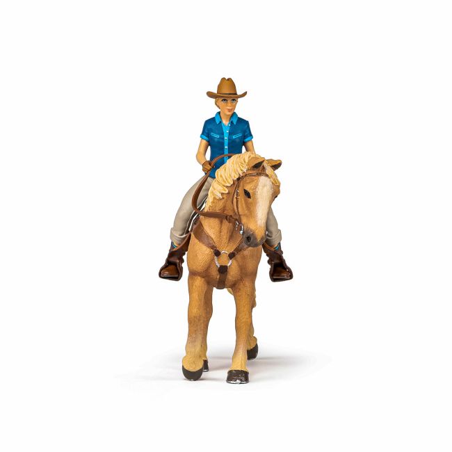 PAPO FIGURINA SET COWGIRL (VACARITA) PE CAL USA VIVPapo51566