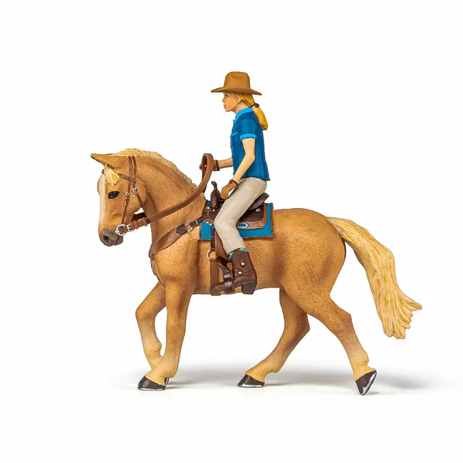 PAPO FIGURINA SET COWGIRL (VACARITA) PE CAL USA VIVPapo51566
