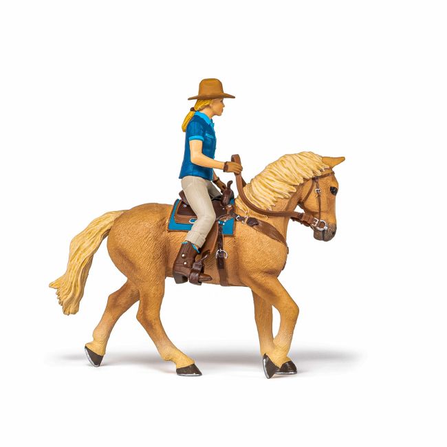 PAPO FIGURINA SET COWGIRL (VACARITA) PE CAL USA VIVPapo51566