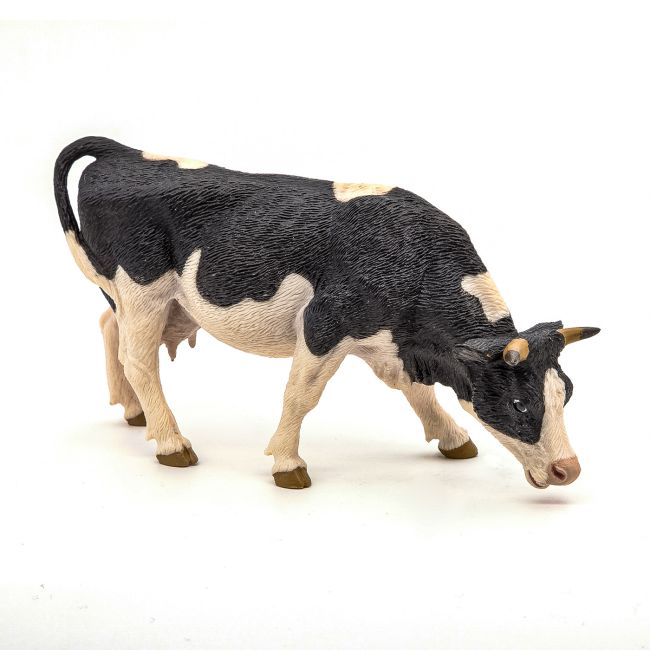 PAPO FIGURINA VACA ALB CU NEGRU VIVPapo51150
