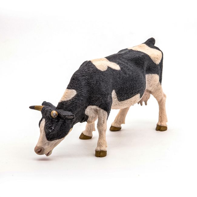 PAPO FIGURINA VACA ALB CU NEGRU VIVPapo51150