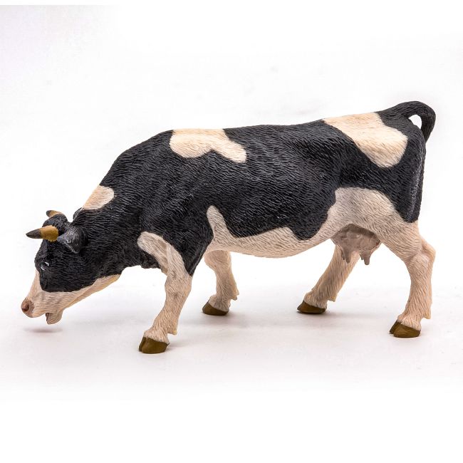 PAPO FIGURINA VACA ALB CU NEGRU VIVPapo51150