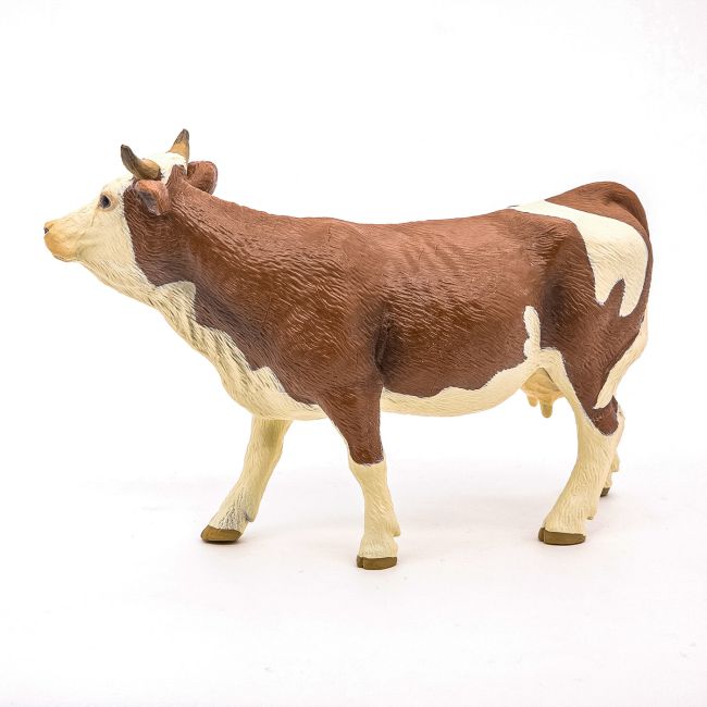 PAPO FIGURINA VACA SIMMENTAL VIVPapo51133