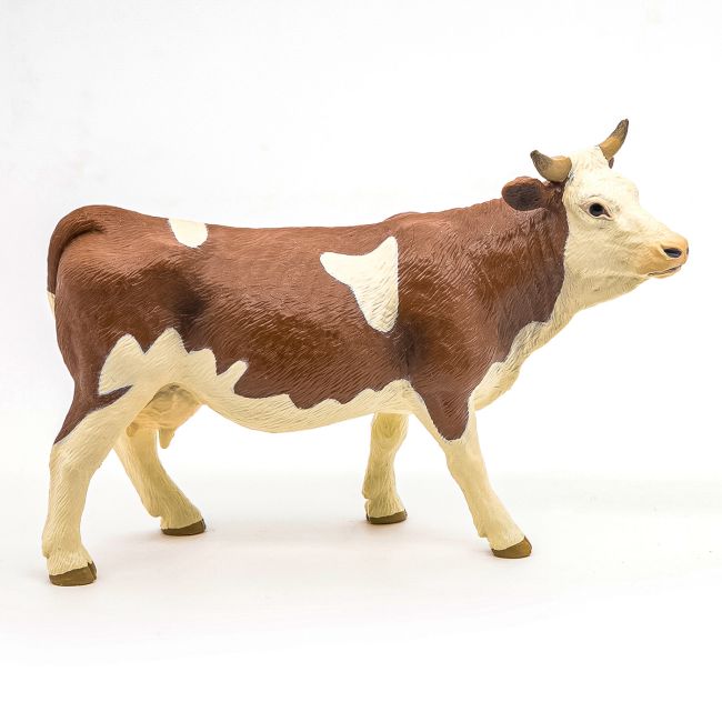 PAPO FIGURINA VACA SIMMENTAL VIVPapo51133