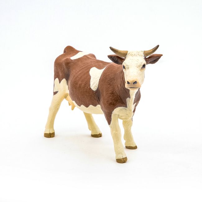 PAPO FIGURINA VACA SIMMENTAL VIVPapo51133