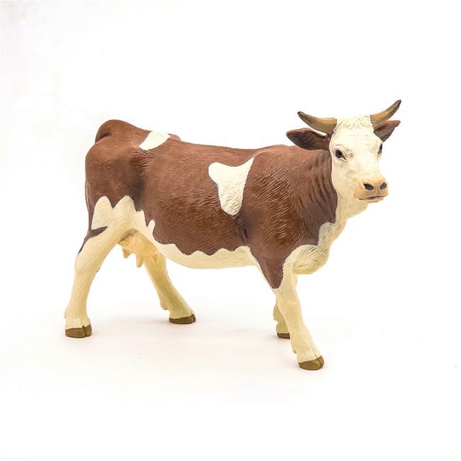 PAPO FIGURINA VACA SIMMENTAL VIVPapo51133