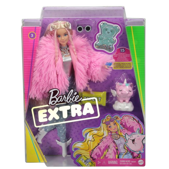 PAPUSA BARBIE EXTRA STYLE FLUFFY PINKY VIVMTGRN28