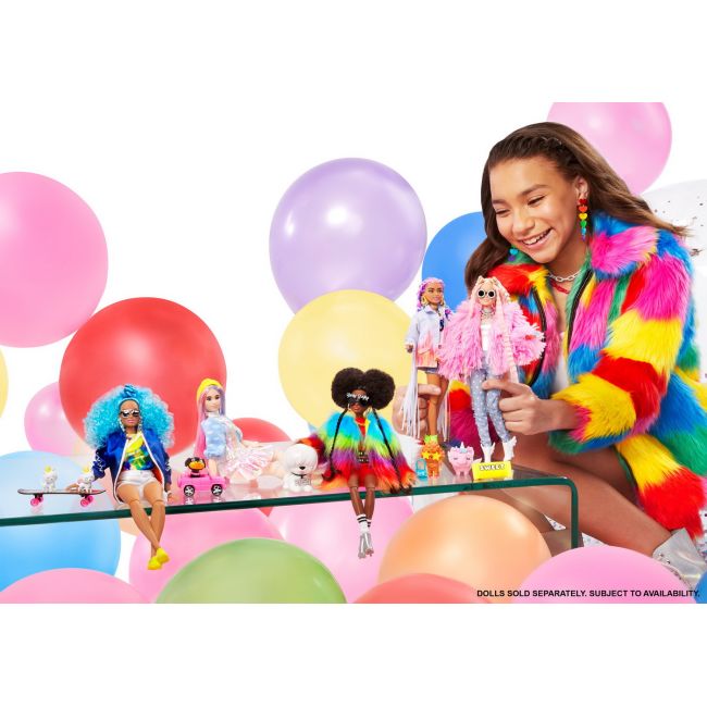 PAPUSA BARBIE EXTRA STYLE FLUFFY PINKY VIVMTGRN28