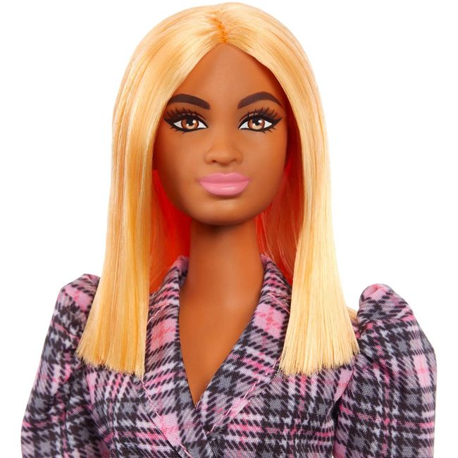 PAPUSA BARBIE FASHIONISTA CU ROCHIE TIP BLAZER ROZ IN CAROURI VIVMTFBR37_GRB53
