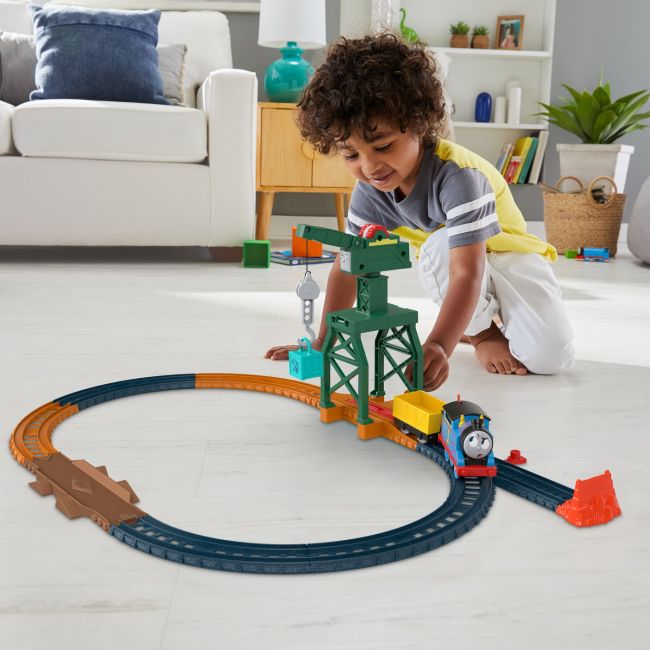 THOMAS SET DE JOACA CU LOCOMOTIVA CRANKY MOTORIZATA SI ACCESORII VIVMTHGY78_HGY79