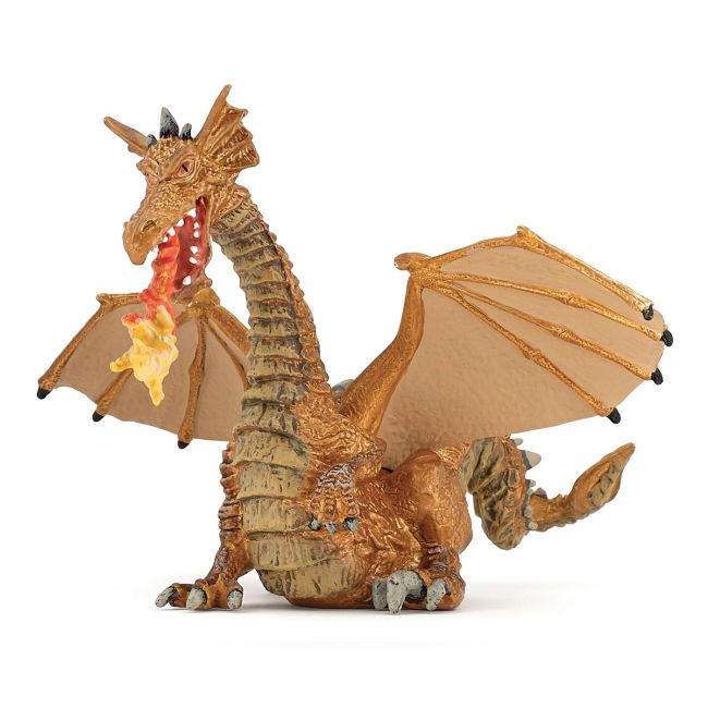 PAPO FIGURINA DRAGON AURIU INARIPAT CU FLACARA VIVPapo39095