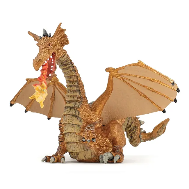 PAPO FIGURINA DRAGON AURIU INARIPAT CU FLACARA VIVPapo39095
