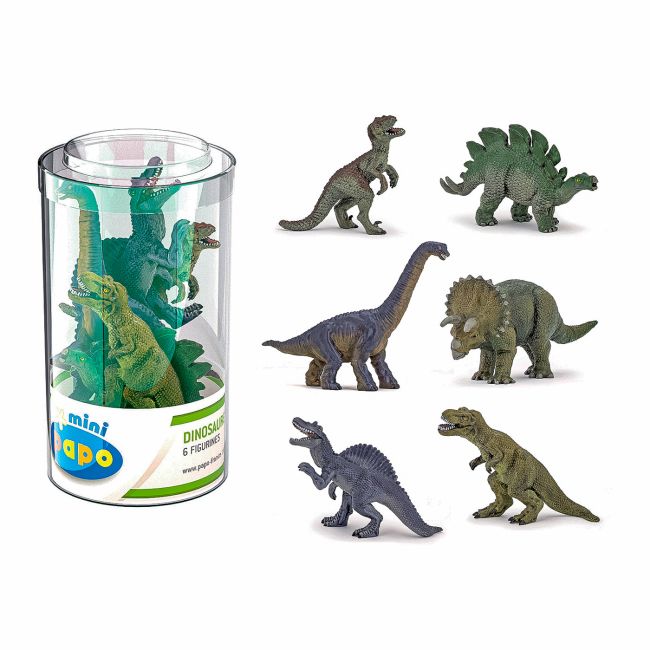 PAPO FIGURINA SET 6 MINIFIGURINE DINOZAURI VIVPapo33018