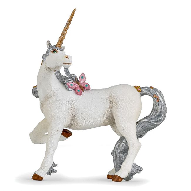 PAPO FIGURINA UNICORNUL ARGINTIU VIVPapo39038