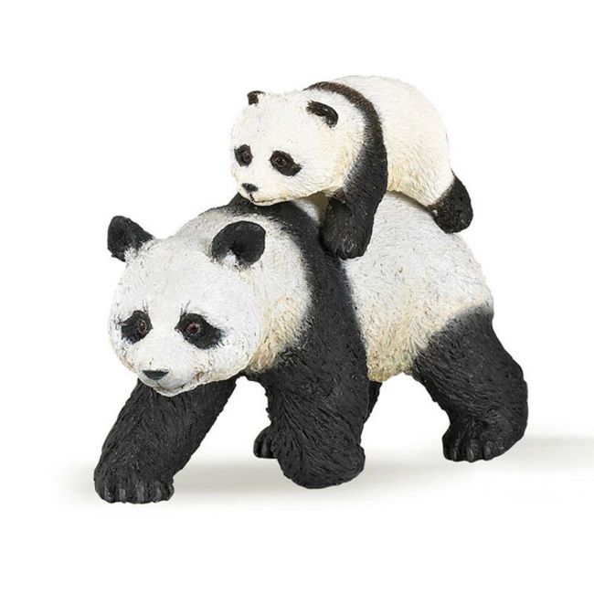 PAPO FIGURINA URSULET PANDA CU PUI VIVPapo50071