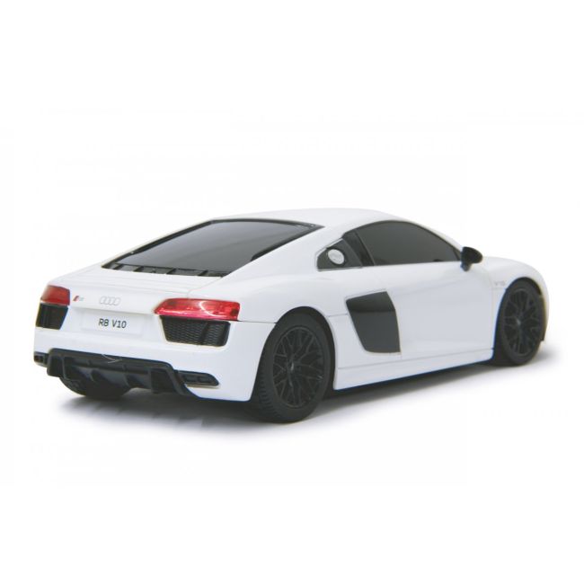 MASINA CU TELECOMANDA AUDI R8 ALB CU SCARA 1 LA 24 VIVRas72300_Alb