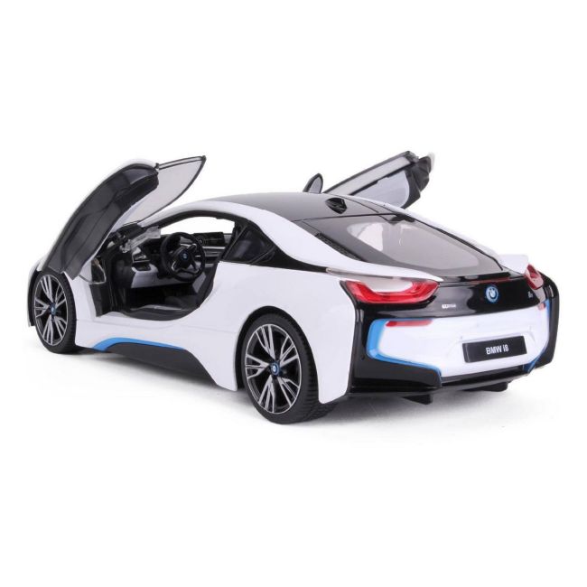 MASINA CU TELECOMANDA BMW I8 ALB SCARA 1 LA 14 VIVRas71010_Alb