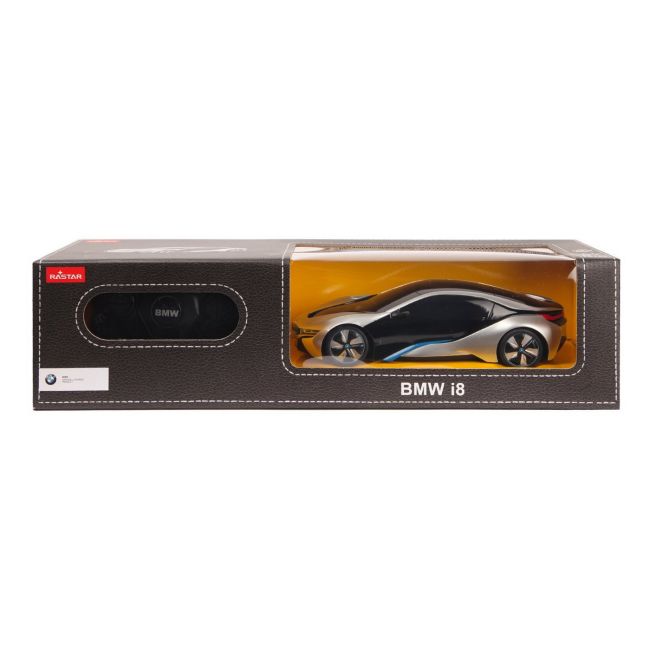 MASINA CU TELECOMANDA BMW I8 ARGINTIE SCARA 1 LA 24 VIVRas48400_Argintiu