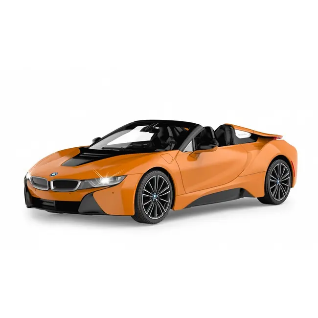 MASINA CU TELECOMANDA BMW I8 PORTOCALIE SCARA 1 LA 12 VIVRas95500_Portocaliu