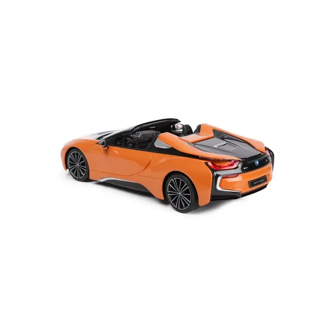 MASINA CU TELECOMANDA BMW I8 PORTOCALIE SCARA 1 LA 12 VIVRas95500_Portocaliu