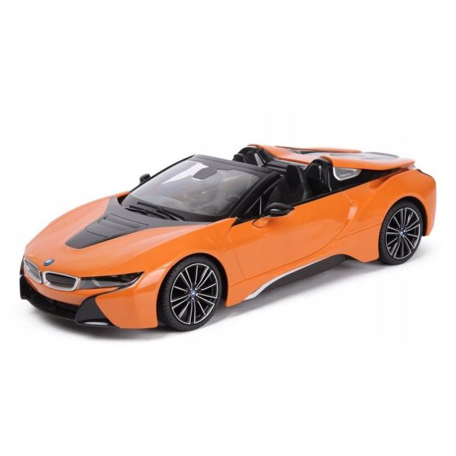MASINA CU TELECOMANDA BMW I8 PORTOCALIE SCARA 1 LA 12 VIVRas95500_Portocaliu
