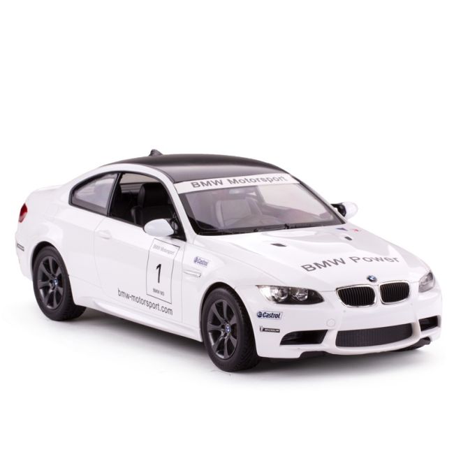 MASINA CU TELECOMANDA BMW M3 ALB CU SCARA 1 LA 14 VIVRas48000_Alb