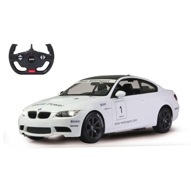 MASINA CU TELECOMANDA BMW M3 ALB CU SCARA 1 LA 14 VIVRas48000_Alb